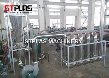 متعددة الوظائف PP PE فيلم غسل الخط لسحق تجفيف إعادة التدوير 1000KG / ساعة