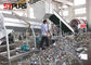 مدمجة الغسالة زجاجة PET / مصنع إعادة تدوير البلاستيك الغسيل 1000KG / ساعة