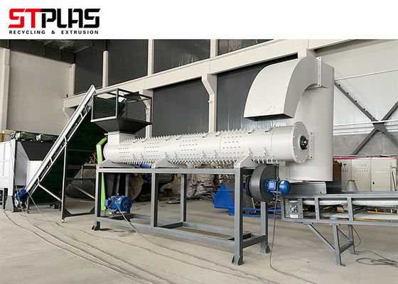 آلة غسل رقائق الحيوانات الأليفة شبه الأوتوماتيكية 370kw 6-14mm